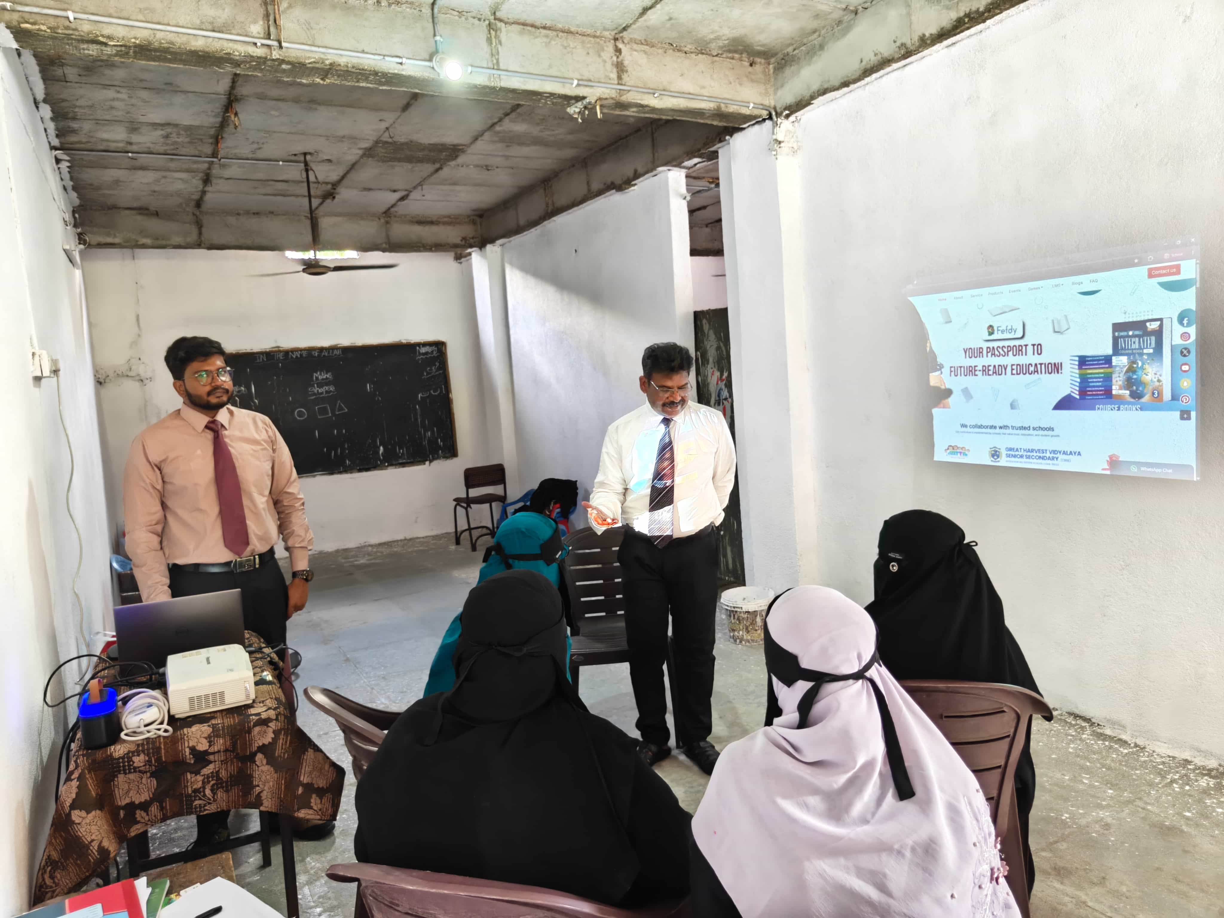 FEFDY Teacher Training Program at Radiance High School, Karim Nagar, Telangana