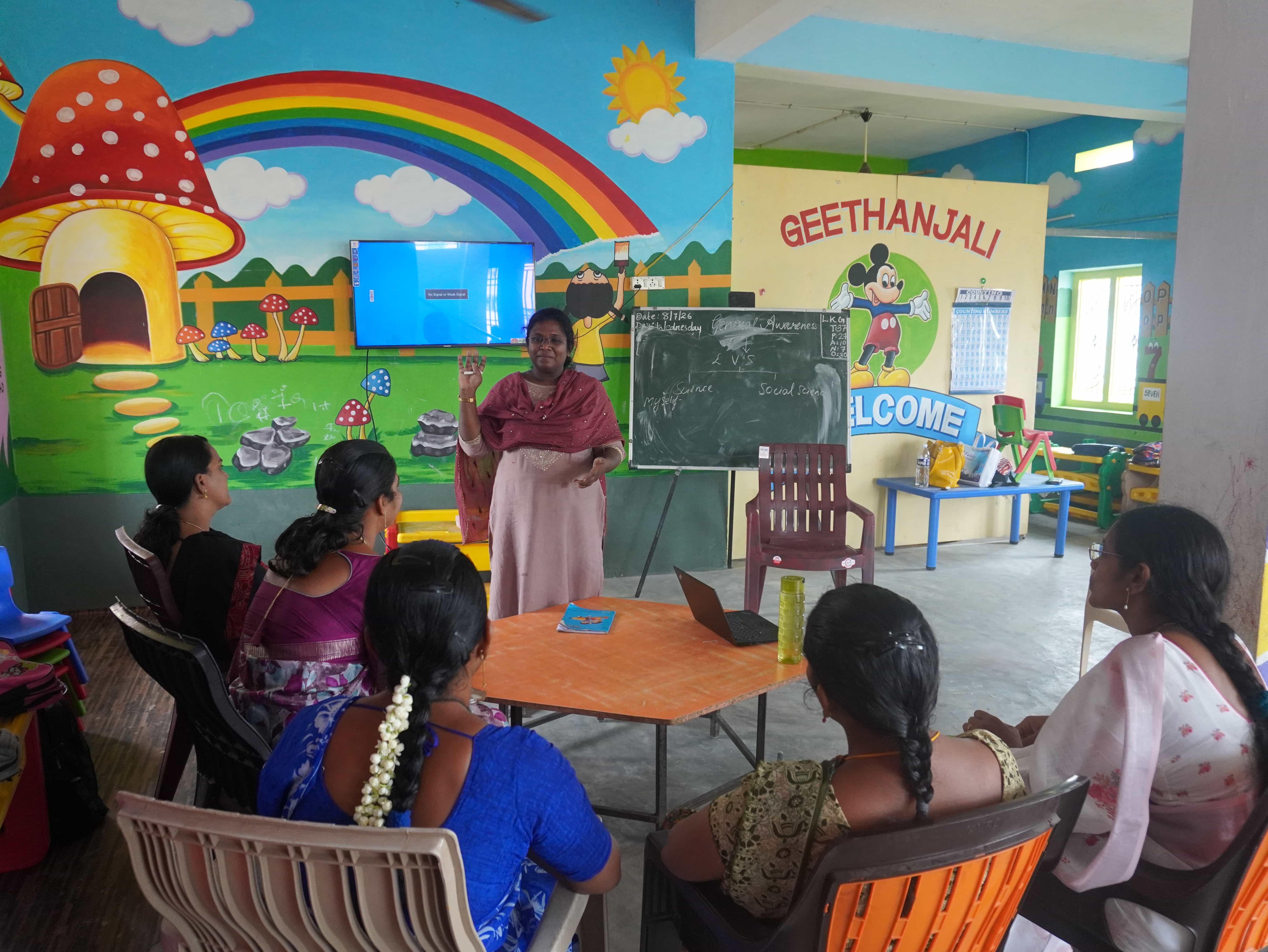 FEFDY Teacher Training Program at Geethanjali EM-TM High School, Gampalagudem