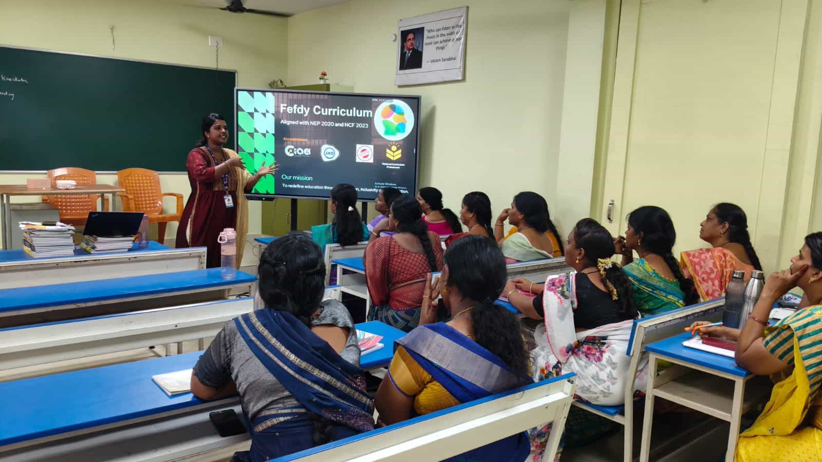 FEFDY Teacher Training Program at Sri Shakthi Matric School, Madhavaram 