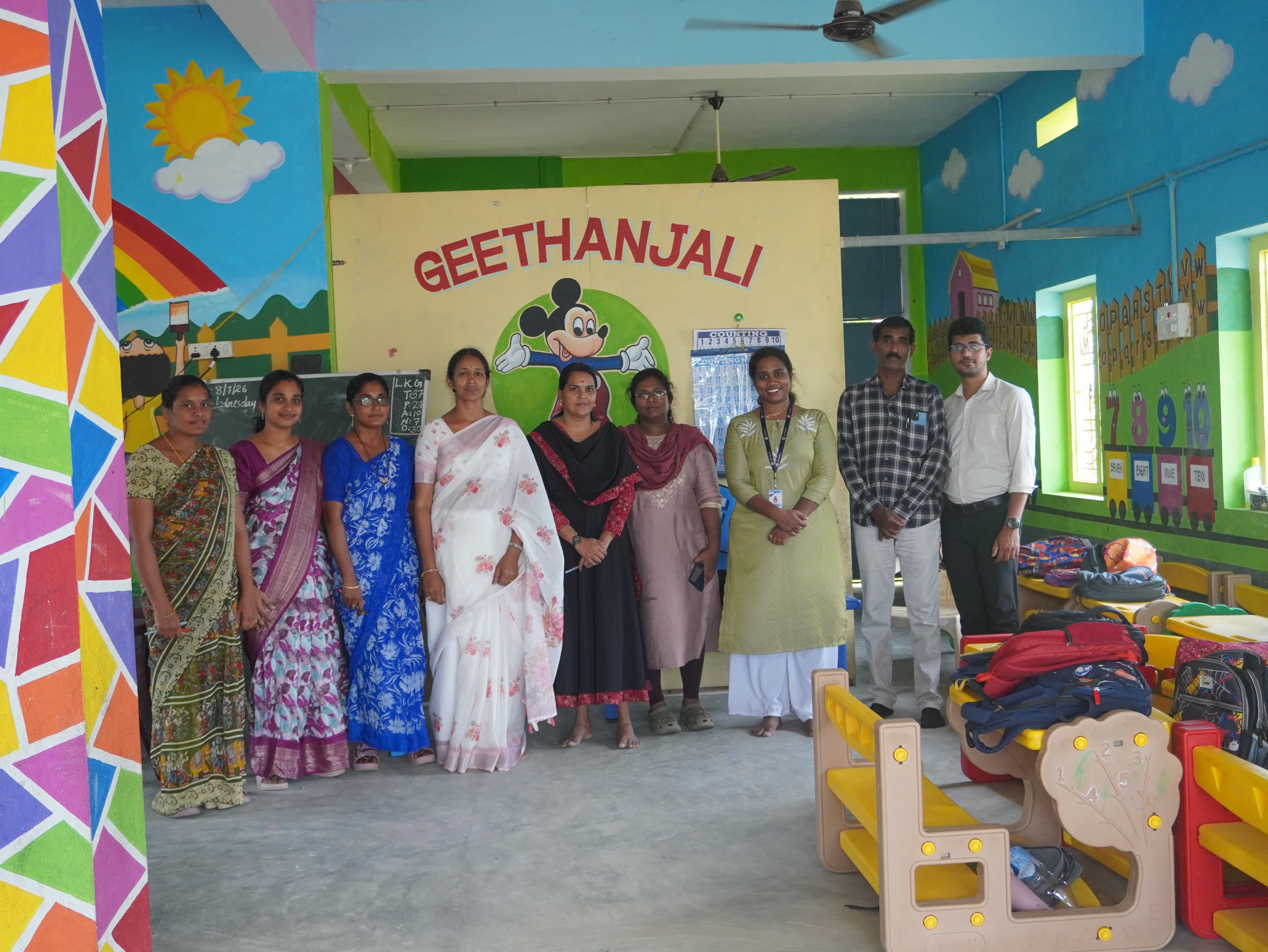 FEFDY Teacher Training Program at Geethanjali EM-TM High School, Gampalagudem