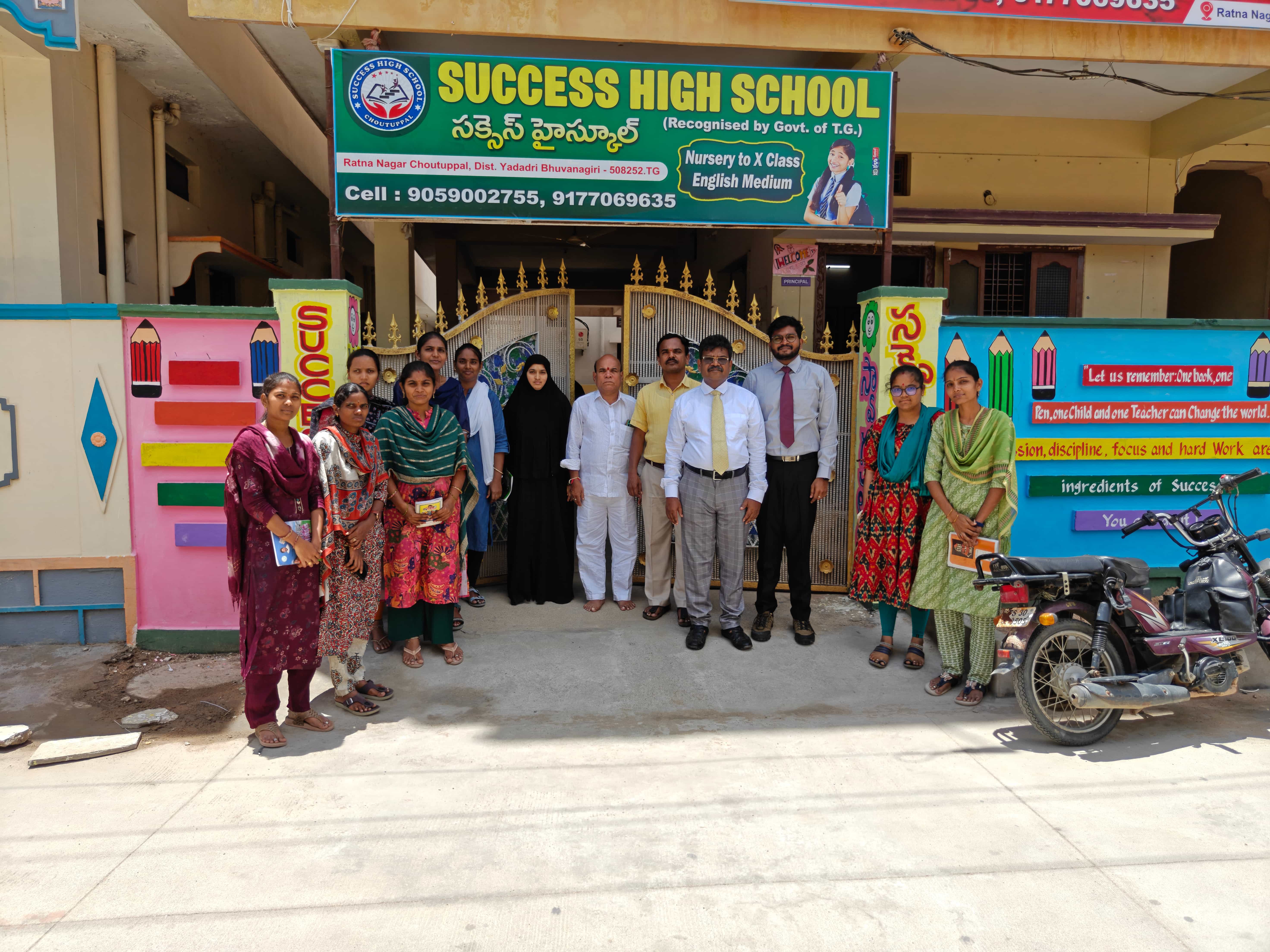 FEFDY Teacher Training Program at Success High School, Choutuppal, Telangana
