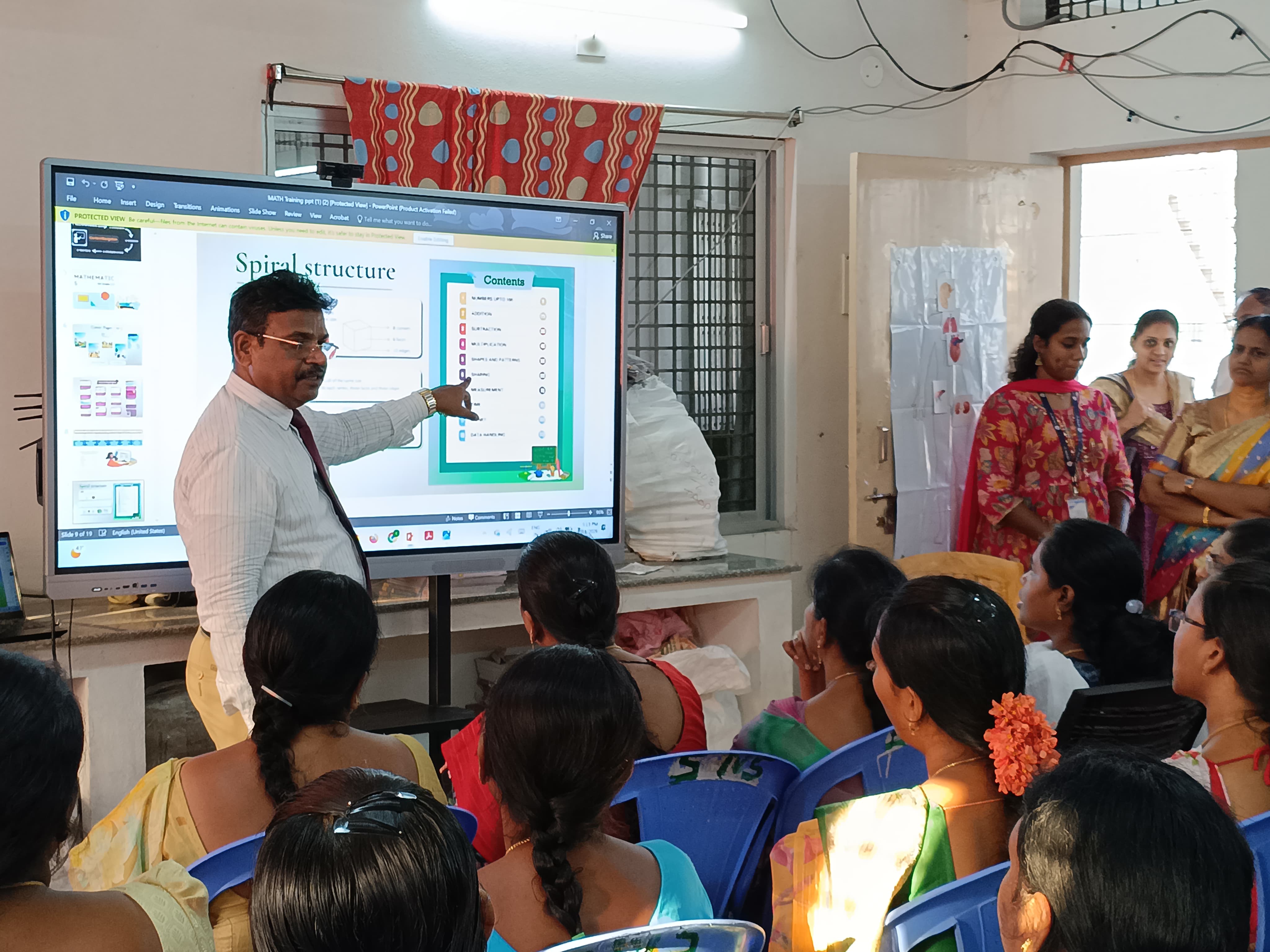 FEFDY Teacher Training Program at Sri Vishwesharayya School, Tadipatri 