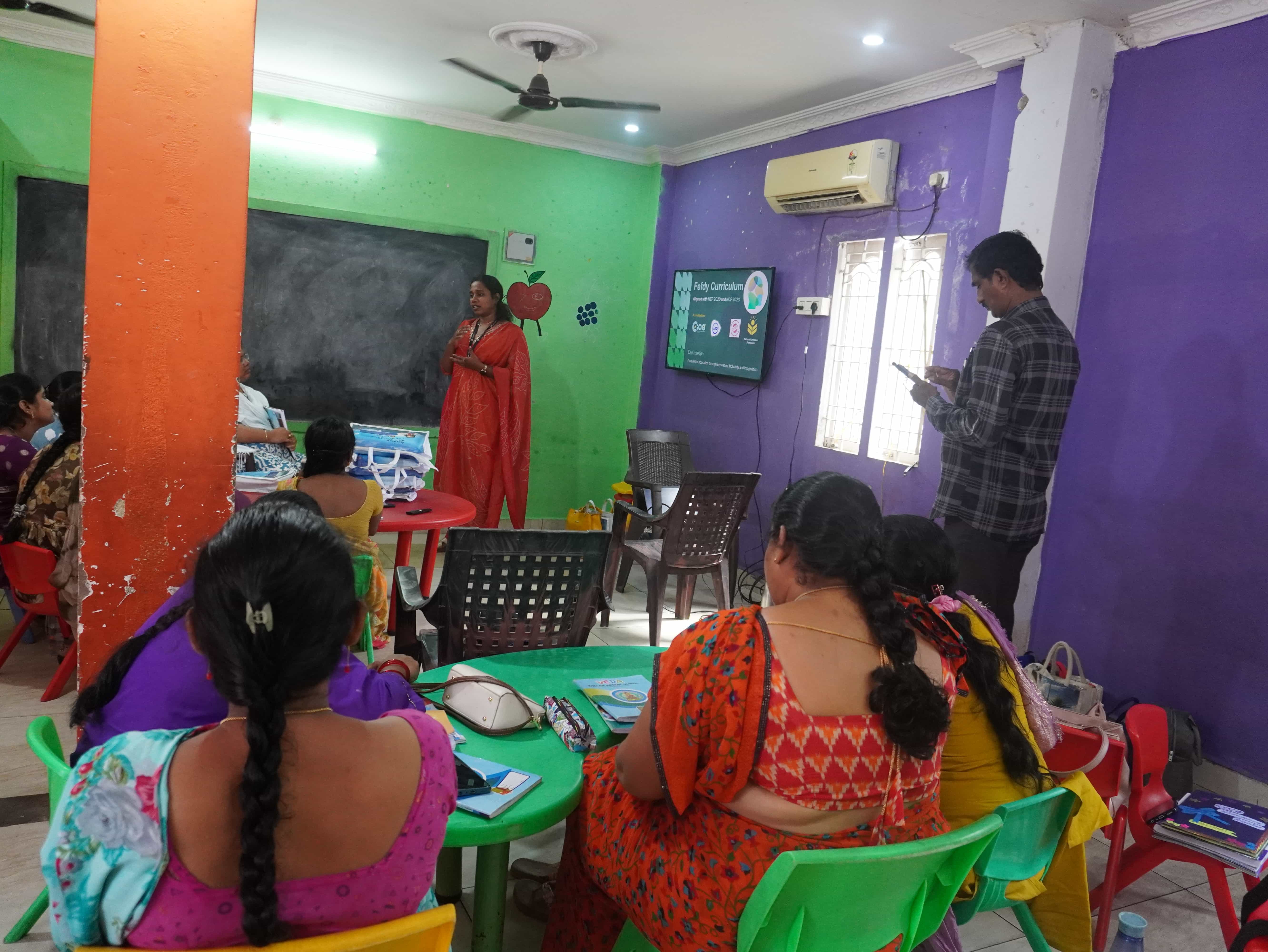FEFDY Teacher Training Program at Veda English Medium School, Vijayawada