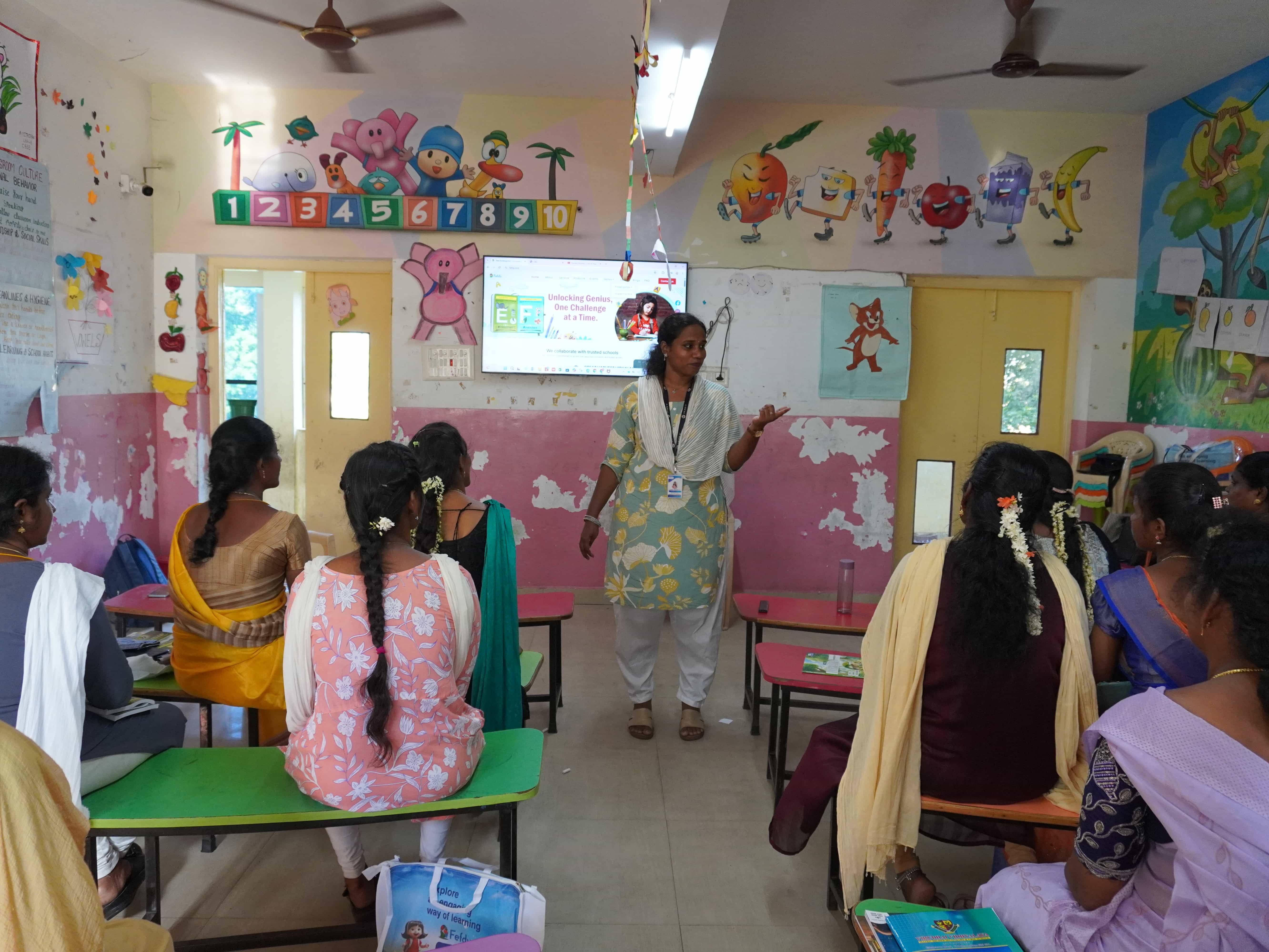 FEFDY Teacher Training Program at Virudhai Vidhyalaya Matric Higher Secondary School, Vriddhachalam