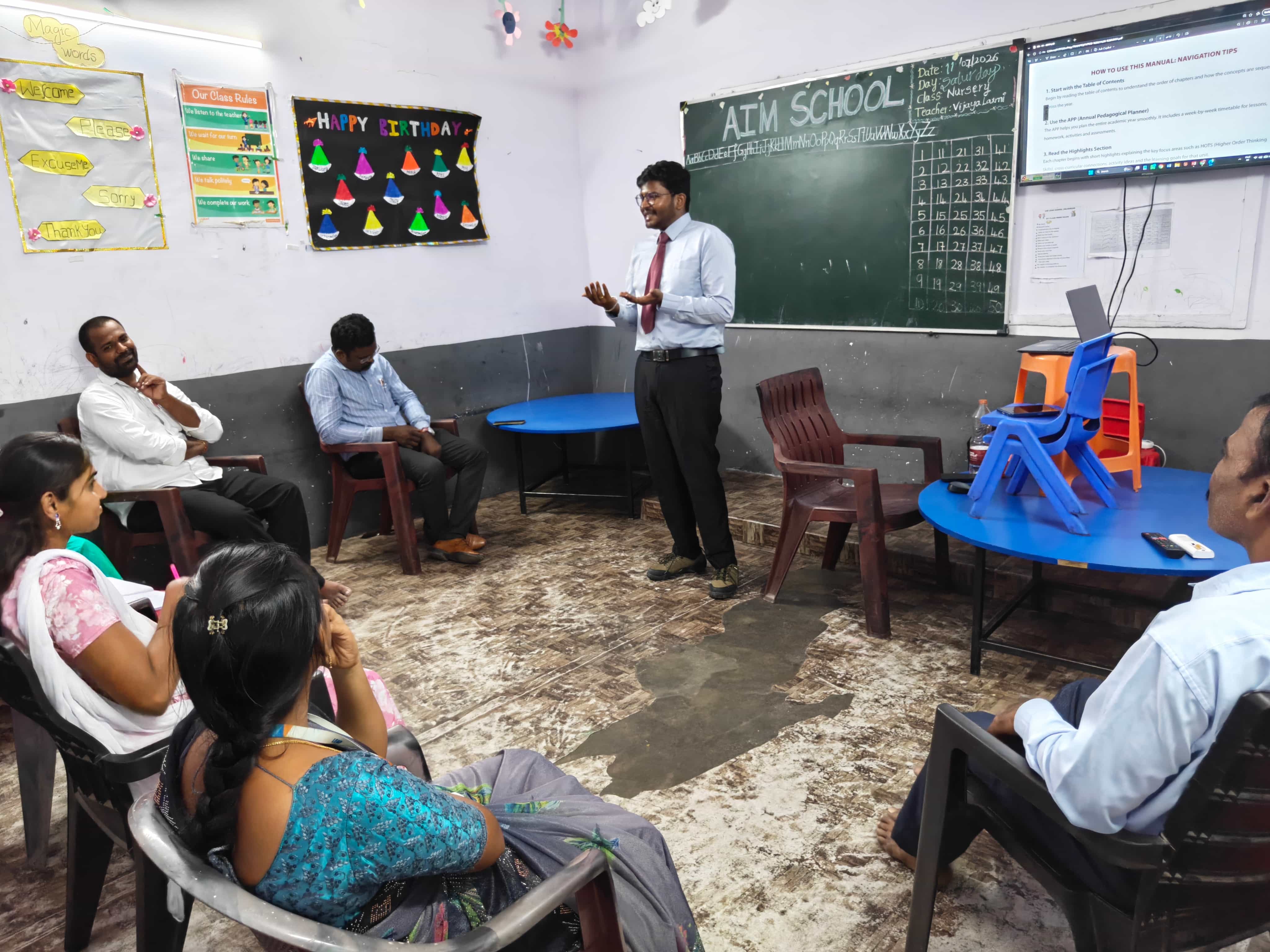 FEFDY Teacher Training Program at Adarsha Integrated Model School, Palwancha, Telangana